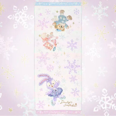 Disney Duffy & Friends Dancing Snowflakes Face Towels