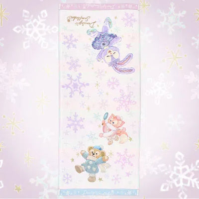 Disney Duffy & Friends Dancing Snowflakes Face Towels