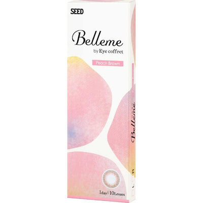 SEED Belleme Peach Brown Daily Disposable Color Contact Lenses