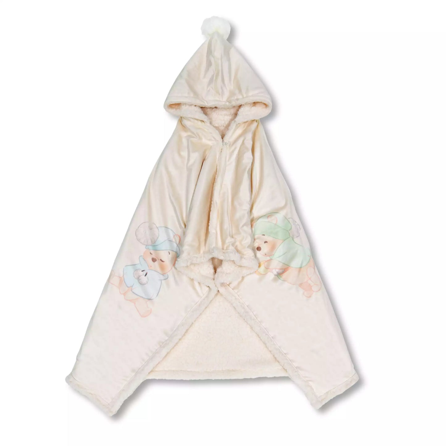 Disney Winnie the Pooh Cloak Hooded Blanket