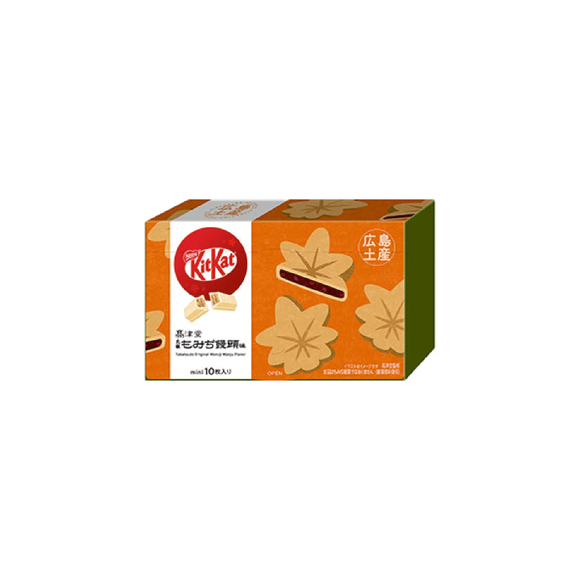 Nestlé Hiroshima Souvenir Momiji Manju Mini KitKats