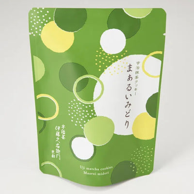 Itohkyuemon Round Green Uji Matcha Cookies