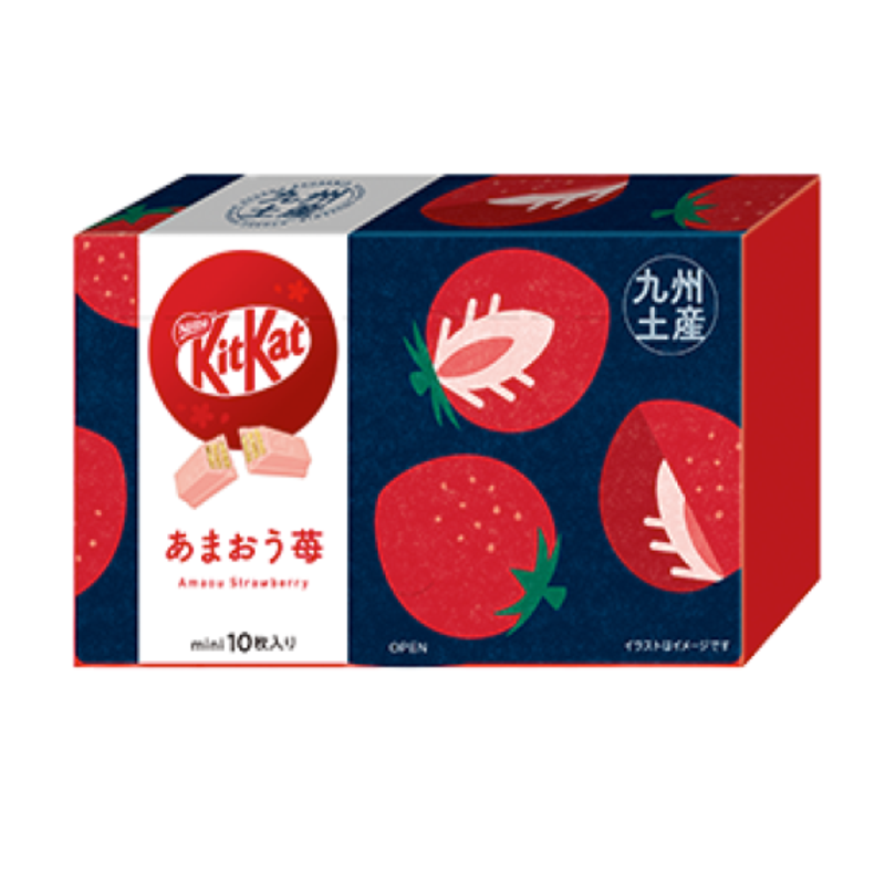 Nestlé Strawberry Mini KitKats