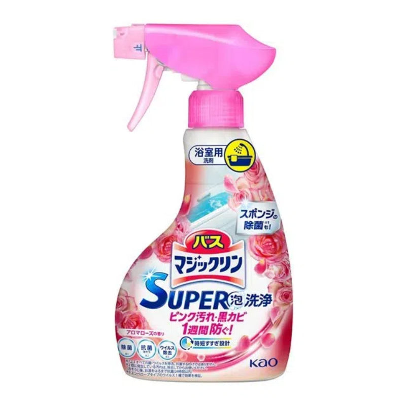 KAO Bath MagiClean Super Foaming Detergent (Aroma Rose Scent)