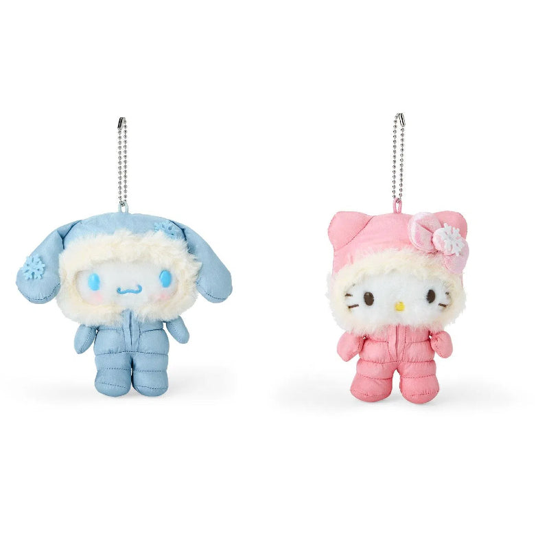 Sanrio Fuwapuku Winter Plush Keychain