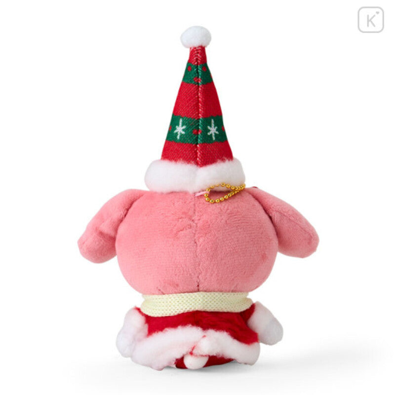 Sanrio Christmas Santa Hat Plush Keychain