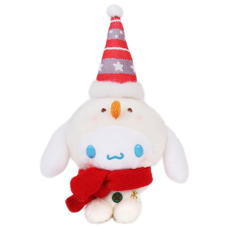 Sanrio Christmas Santa Hat Plush Keychain