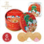 Tokyo Fugetsudo Christmas Strawberry Gaufrettes Cookie Tin