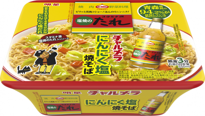 Myojo Charumera Aomori Stamina Sauce Garlic Shio Yakisoba