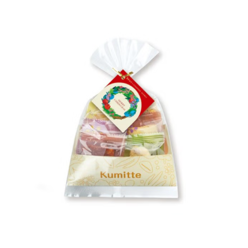 Chuoken Senbei Kumitte Petite Christmas Peanut Rice Crackers