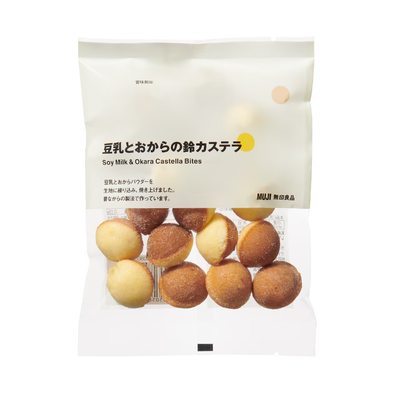 MUJI Soy Milk & Okara Castella Bites