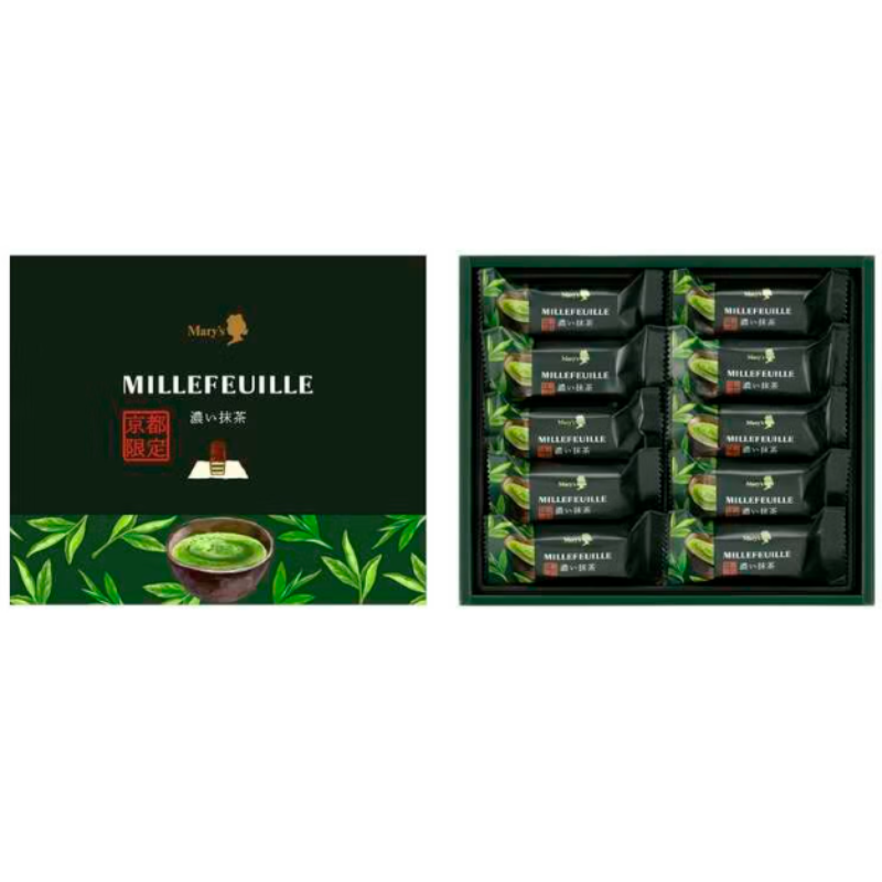 Mary Chocolate Co. Matcha Millefeuille Cookies