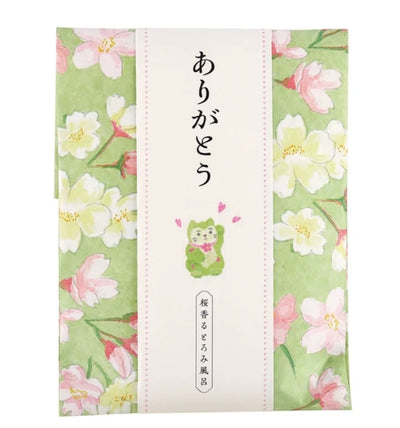 Beauwell Days in Bloom Thank You Lucky Cat Sakura Bath Salts