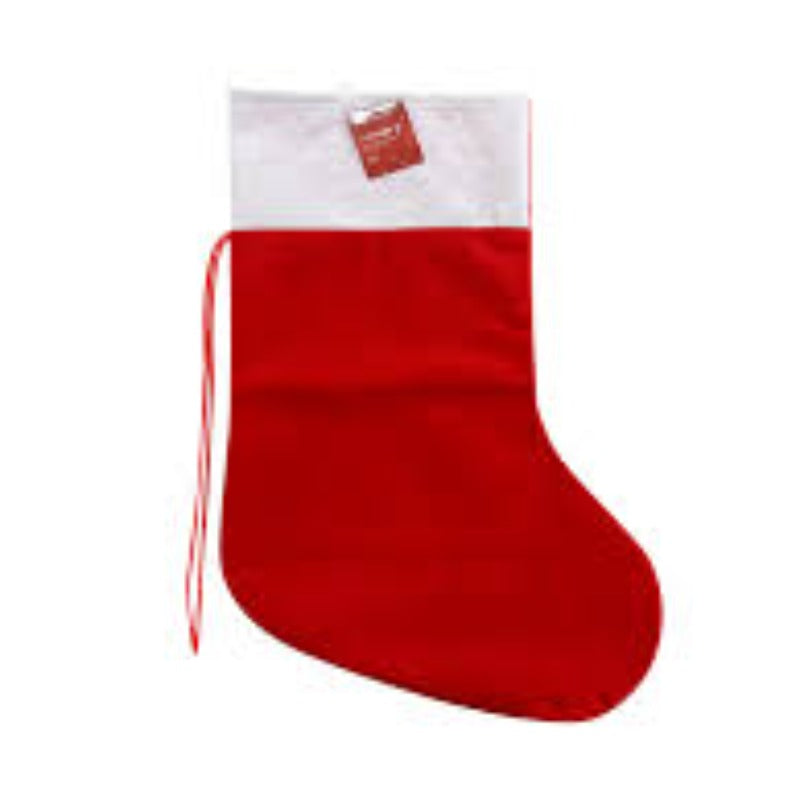 DAISO Christmas Stocking Medium Drawstring Bag