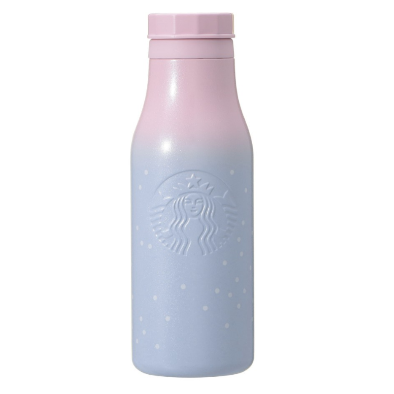 Starbucks Blue-Pink Gradient Stainless Steel Logo Bottle