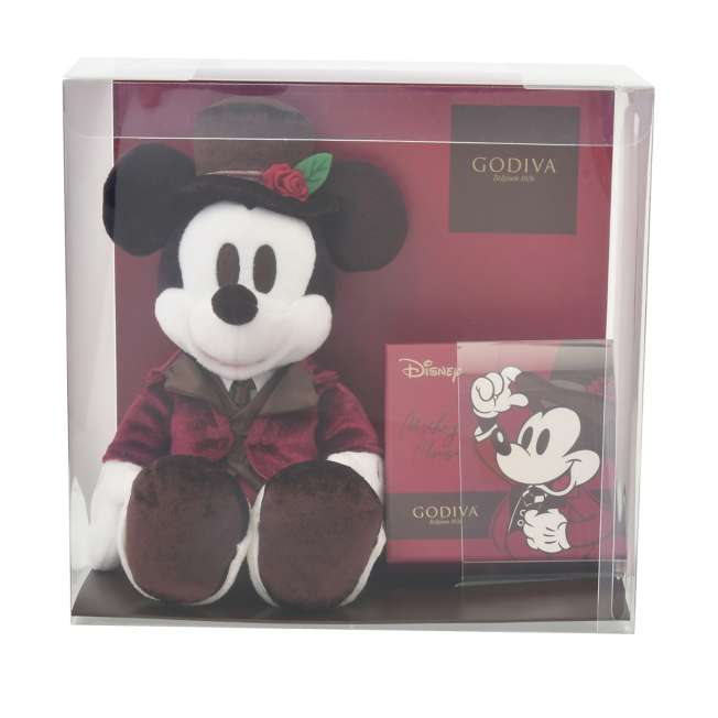 Disney Mickey Mouse Godiva Chocolate Assortment with Plush Toy