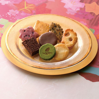 Ogura Sansou Arare Rice Cracker & Chocolate Assortment