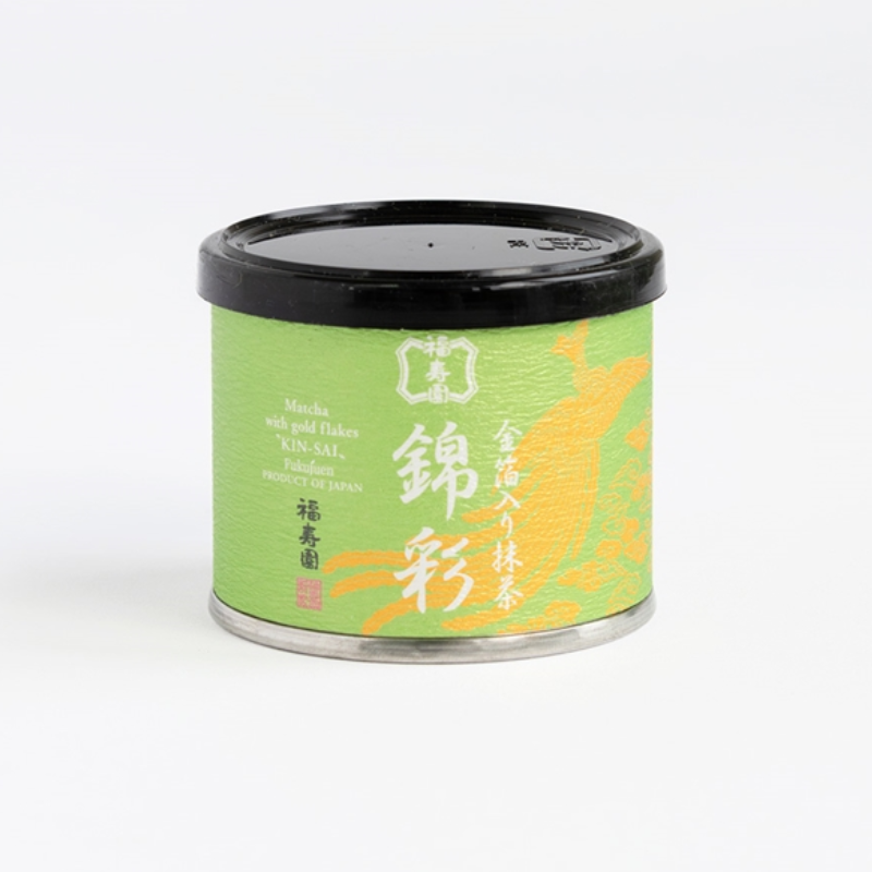 Fukujuen KIN-SAI Matcha with Gold Flakes