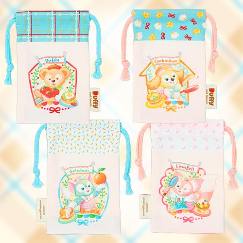 Disney Duffy & Friends Wonderful Kitchen Drawstring Bag Set