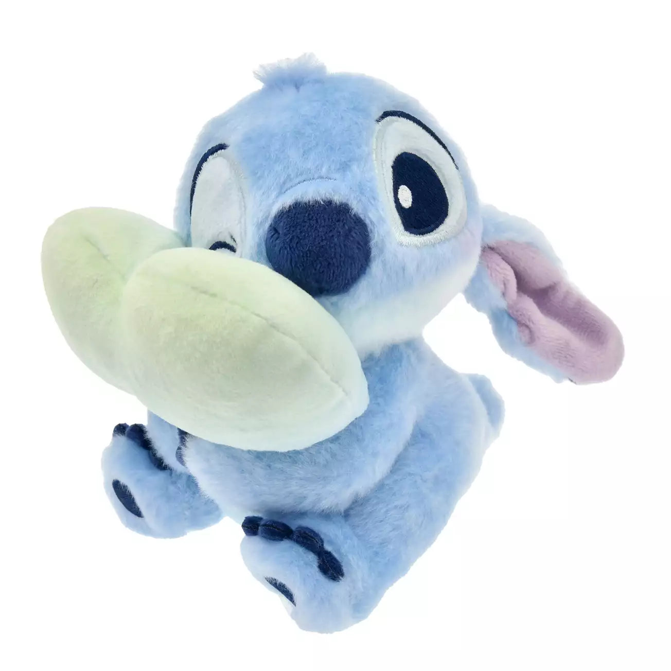 Disney Stitch and Angel Gradient Color Smily Heart Cushion Plush Keychain