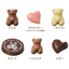 Mary Chocolate Co. Bears Chocolate Assortment (7 pieces)