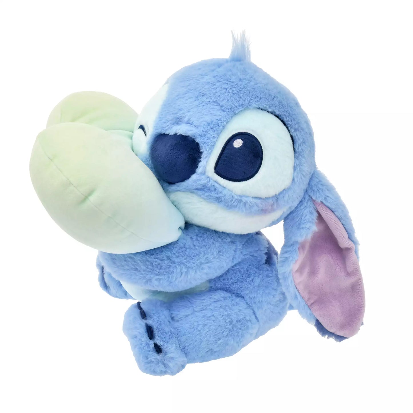 Disney Stitch and Angel Gradient Color Smily Heart Cushion Plush