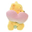 Disney Winnie the Pooh/Marie Gradient Color Smily Heart Cushion Plush