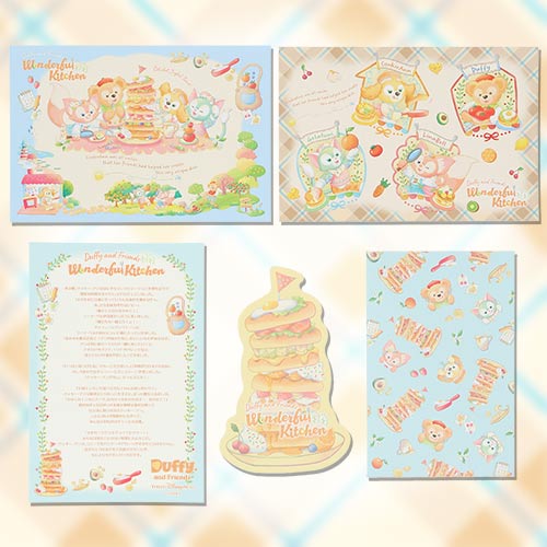 Disney Duffy & Friends Wonderful Kitchen Postcard Set