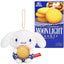 Morinaga Biscuit & Sanrio Plush Keychain Set