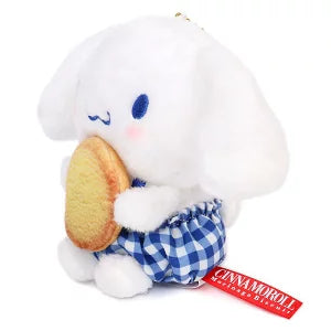 Morinaga Biscuit & Sanrio Plush Keychain Set