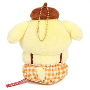 Morinaga Biscuit & Sanrio Plush Keychain Set