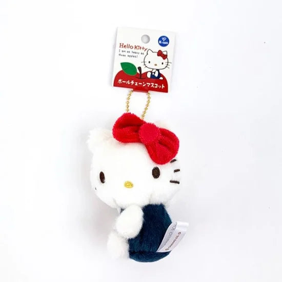 Sanrio 70s Hello Kitty Plush Keychain