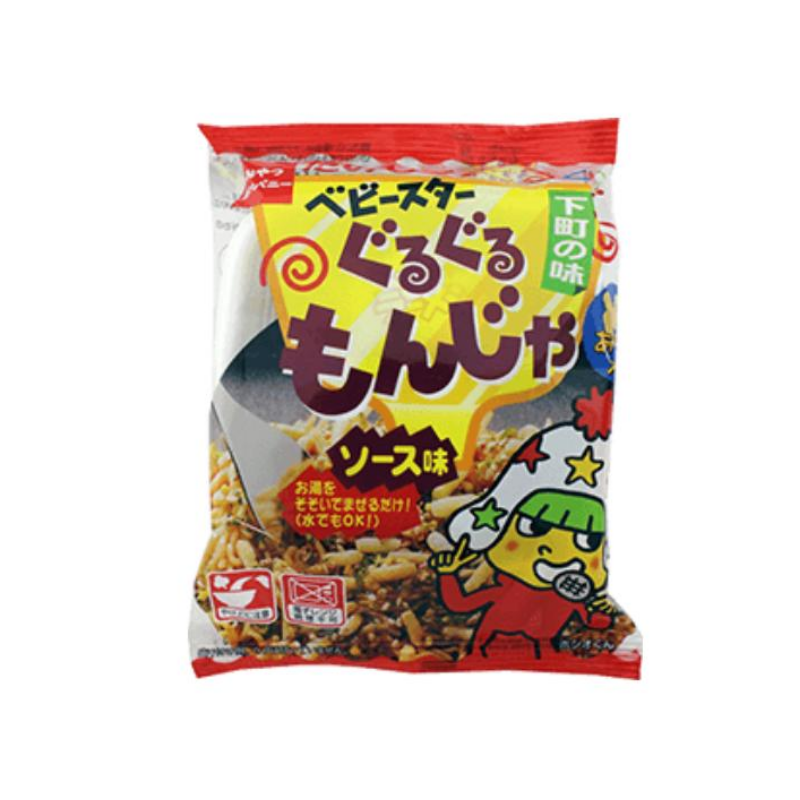 Oyatsu Co. Baby Star Round and Round Monjayaki Sauce Flavor 36g