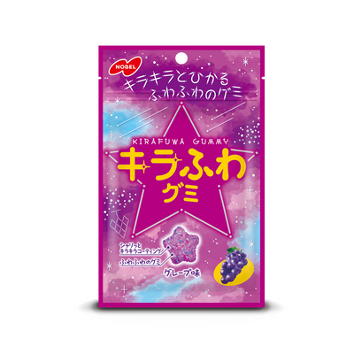 NOBEL Kirafuwa Grape Gummy Candy