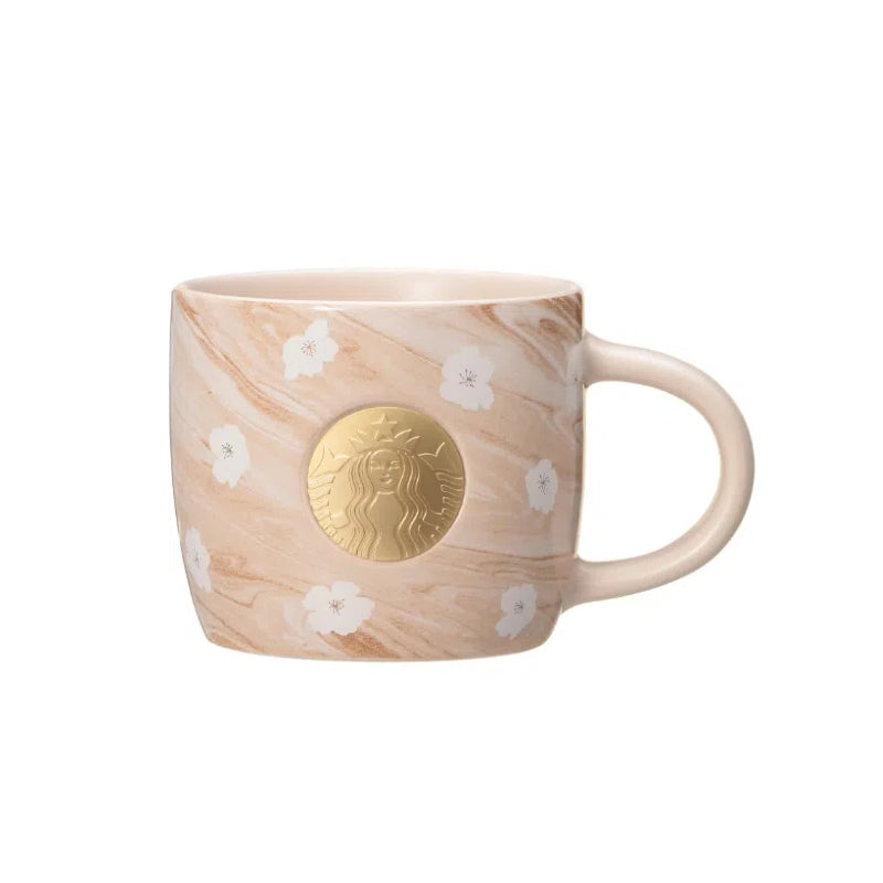 Starbucks Sakura 2025 Medal Marble Mug