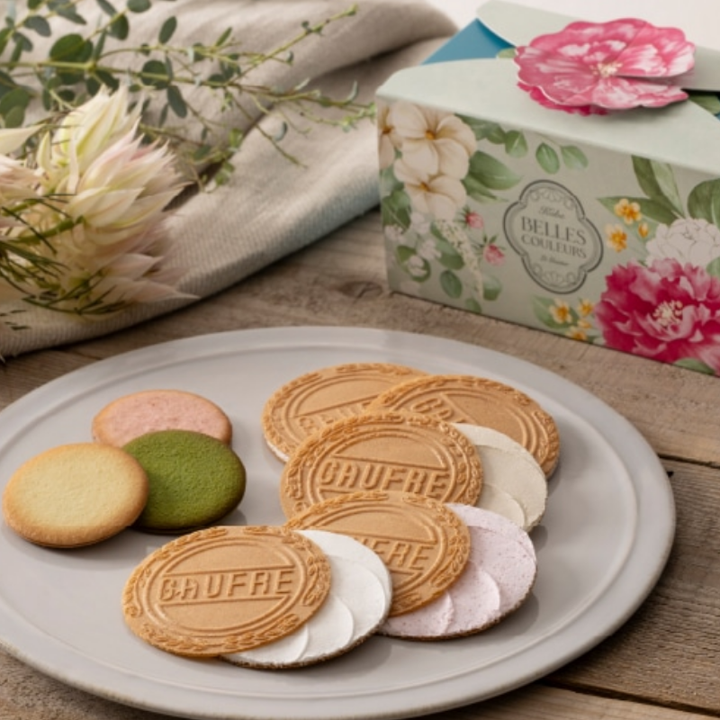 Kobe Fugetsudo Belles Couleurs Petites & Palet Cookie Assortment