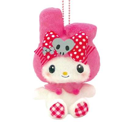 Sanrio Pink Black Party Mascot Keychain