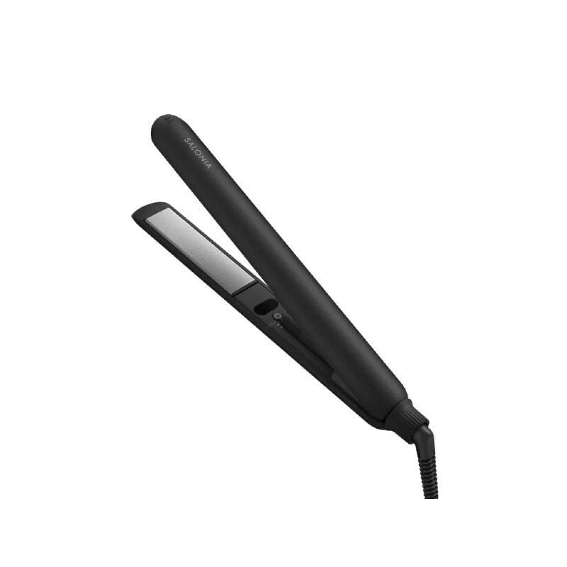 PREORDER SALONIA Smooth Shine Hair Straightening Iron Black (100-240v)