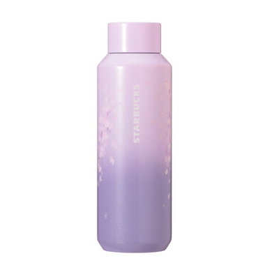 Starbucks Sakura 2025 Purple Gradient Stainless Steel Bottle