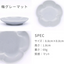 Keyuca Palm-Sized Mino Ware Miniature Plates