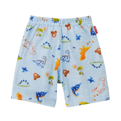 MIKI HOUSE Blue Dinosaur Shorts