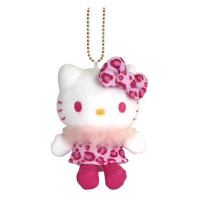 Sanrio MC Collection Animal Print Plush Keychain