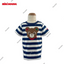 MIKI HOUSE Pucci Bear and Usako Striped T-Shirt