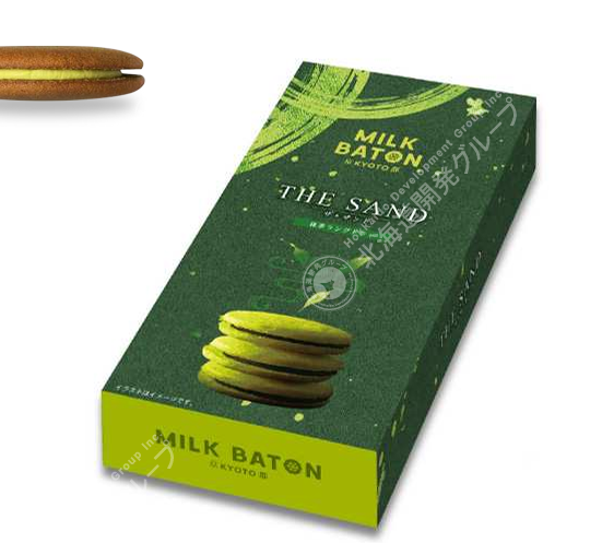MILK BATON Kyoto The Matcha Sand (Matcha Sandwich Cookies)