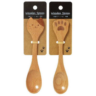 Maruki Wooden Spoon (Cat and Paw)