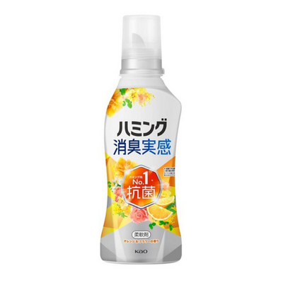 KAO Humming Antibacterial Fabric Softener (Orange & Flower Scent) 510ml