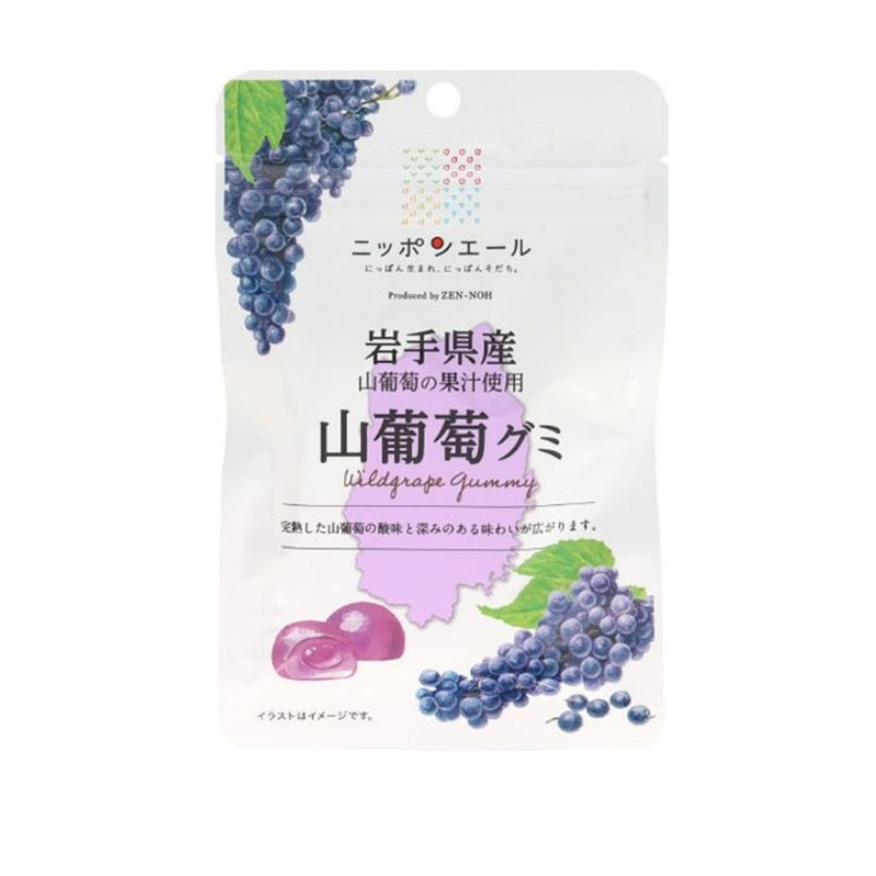 Nippon Yell Iwate Prefecture Wildgrape Gummy Candy