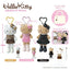 Sanrio Leopard Black Leather Series Hello Kitty Plush Pendant