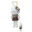 Sanrio Leopard Black Leather Series Hello Kitty Plush Pendant