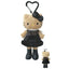 Sanrio Leopard Black Leather Series Hello Kitty Plush Pendant